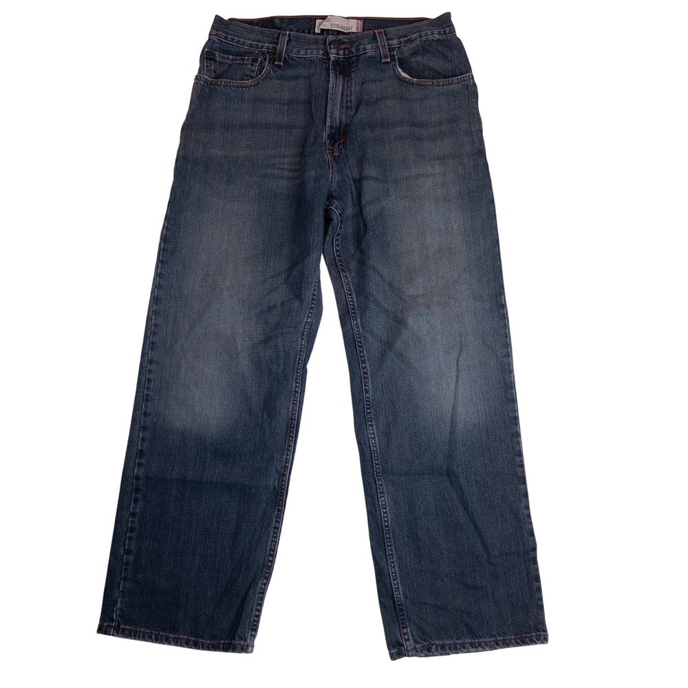 Levi's 569 Loose Straight Jeans Mens 34x32 Blue Good Y2K Baggy Denim